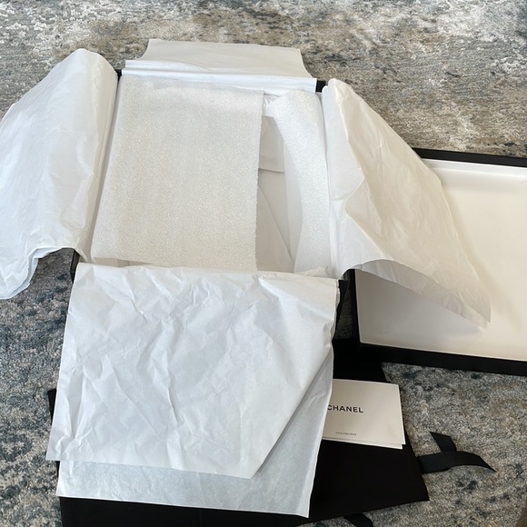 Authentic CHANEL 21A Quilted Suede Cork Shearling Mule / Clog Green/ Taupe SZ.37 - Picture 14 of 15